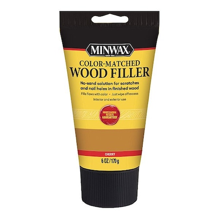 Minwax Wood Filler, Cherry, 6 oz, Tube 448500000