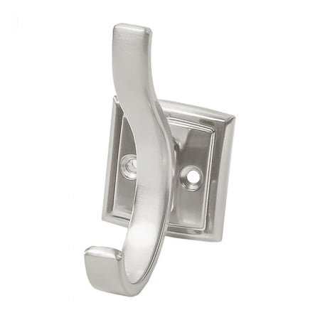 Disciplediscipulo 0.43 in. Center-Center Style Hook, Satin Nickel DI2248240