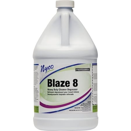 Nyco Cleaner and Degreaser, 128 oz, Liquid, Sassafras, Violet NL220-G4