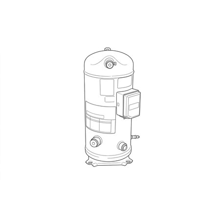 Copeland 460v3ph 151000btu R407C RotoCo ZR125KCE-TFD-965