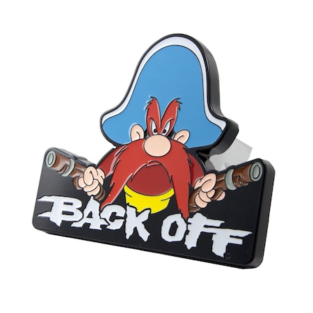 Plasticolor Fits 2 Receiver Yosemite Sam Back Off BlackBlueRedOrange Metal 002231R01