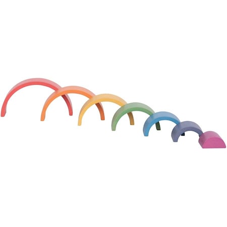 Tickit Wooden Rainbow Architect Arches, Set of 7 73412