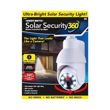 Ontel Products Handy Brite Solar Security Spotlight 128472