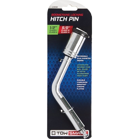 Towsmart Boomerang Locking Hitch Pin 741M