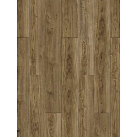 Proselect Design ProFloor Flooring Plank, 48 in L, 7 in W, Stone Plastic Composite/Vinyl, Jersey Tan, 12PK PF806