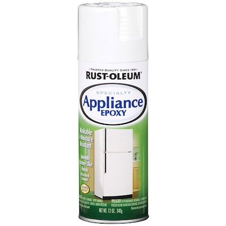 Specialty 12 Oz Rust-Oleum Brands White Appliance Epoxy Spray, Gloss 7881830