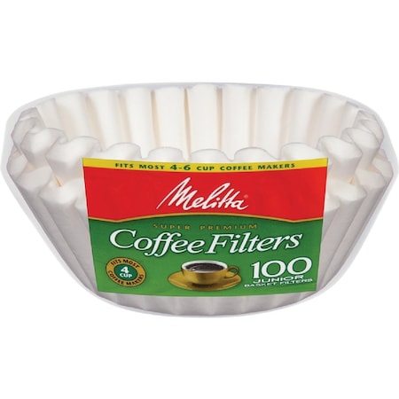 Melitta Junior 4-6 Cup Basket Coffee Filter, 100PK 62995