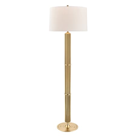 Hudson Valley Lighting Tompkins 1 Light Floor Lamp 19 In. Aged Brass L1189-AGB