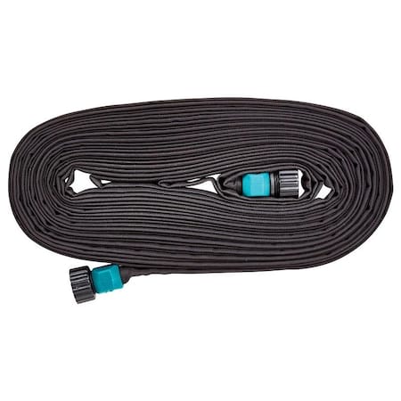 Gilmour 27025G Weeper/Soaker Hose with Cloth Cover, 5/8 in, 25 ft L, Black 1065259