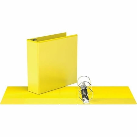 Davis Group Easyview Premium, Round Ring, Customizable, View Binder, (Yellow, 3"), PK6 8414-05-06