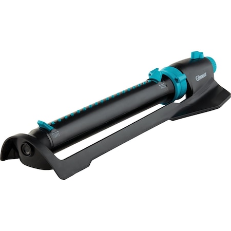 Gilmour Metal 4000 Sq. Ft. Black & Green Oscillating Sprinkler 883023-1011