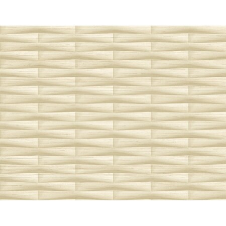 A-Street Prints Gator Wheat Geometric Stripe Wallpaper 2988-70003
