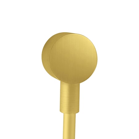 Axor ShowerSolutions Wall Outlet with Check Valves in Brushed Gold Optic 27451251
