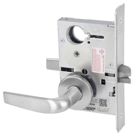 Corbin Russwin Passage or Closet Mortise Lock, CS Lever, A Rose, Satin Stainless Steel ML2010 CSA 630