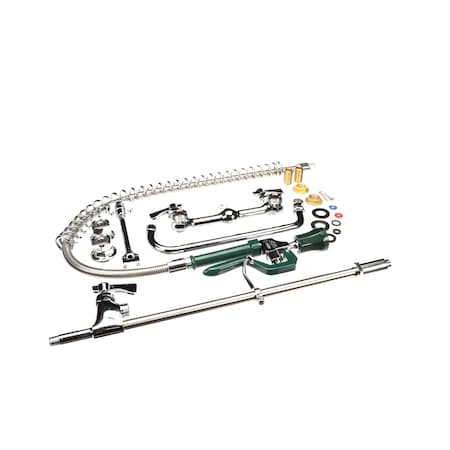 Krowne Royal Series, Pre-Rinse Assembly, With Add-On Faucet, Wall Mount,  17-109WL