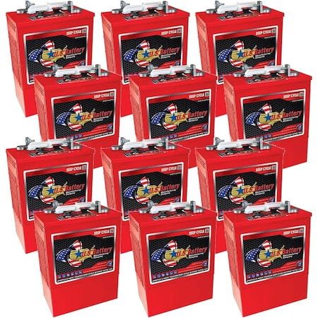 U.S. Battery US-L16-XC2 6V 385Ah Deep Cycle Flooded Battery Group 903 L16, 12PK US L16 XC2