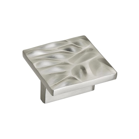Amerock Calathea 1-1/4 in 32 mm Center-to-Center Satin Nickel Cabinet Pull BP10132G10