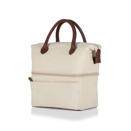 Picnic Time Family Of Brands Urban Lunch Bag Cooler, Beige with Brown Accents 511-00-187-000-0