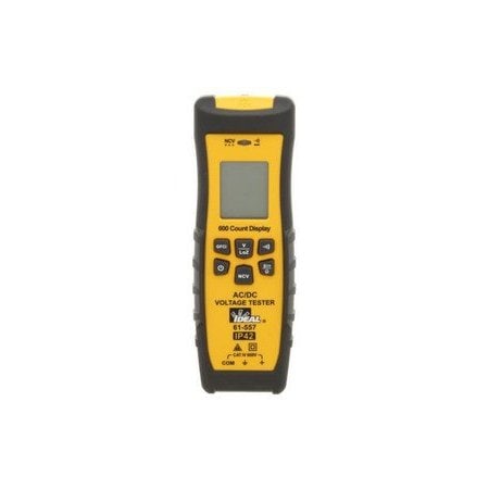 Ideal Voltage and Continuity Tester, 6-600V AC/DC with LCD & GFCI 61-557