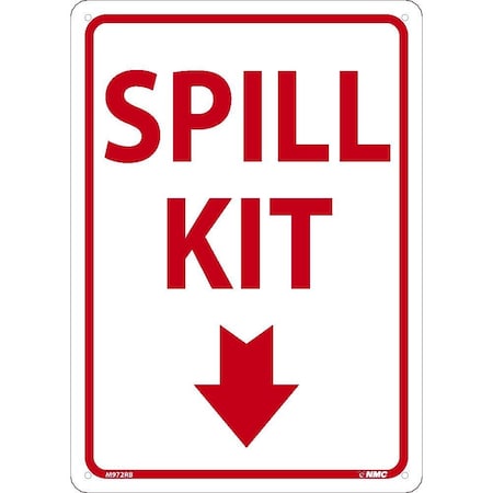 Nmc Spill Kit Sign, M972RB M972RB
