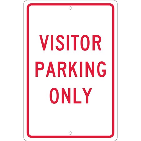Nmc Visitor Parking Only Sign, TM7H TM7H