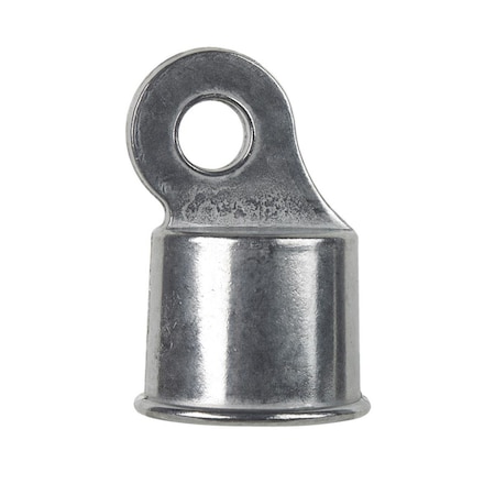 Midwest Air Technologies 1.37 in. Rail End Fitting, Aluminum 7020431