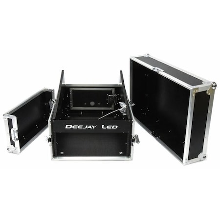 Deejay Led 14U-Space Slant Mixer Rack w/4U-Space Top Section TBH14M4U