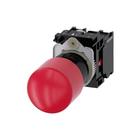Siemens EMERGENCY STOP mushroom pushbutton 22 mm 3SU1100-1GB20-1PA0