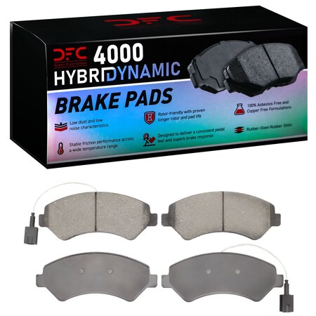 Dynamic Friction Co DFC 4000 HybriDynamic Brake Pads 4000-1842-00