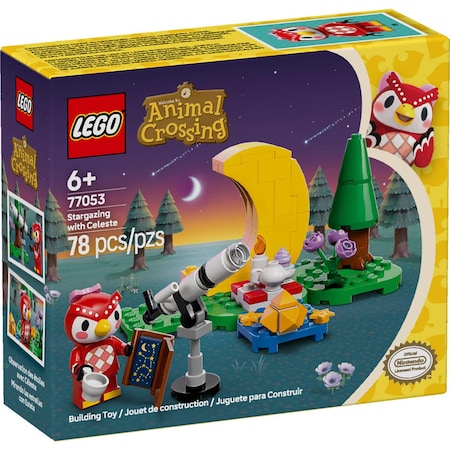 Lego Animal Crossing Stargazing with Celeste Building Set Multi 78 pc 77053