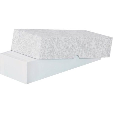 Partners Brand 10 in x 3 1/2 in x 2 in Stationery Set-Up Cartons, Gray, Fiberboard, 100 PK BC4