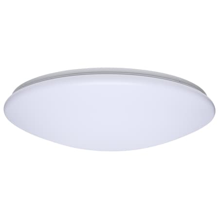 Nuvo 19in. LED Cloud Fixture 25W 27K/30K/35K/40K/50K CCT Selectable Round Shape White Finish 120V 62/1858