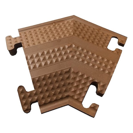 Electriduct Drop-Over Left Turn, Brown, PK2 DO-ED-SM-T-LT-BN-2PK
