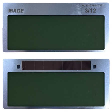 Armour Guard Mage 2 X 4-1/4 Stainless Steel ADF Shade 12. AGMAGE2X4H12