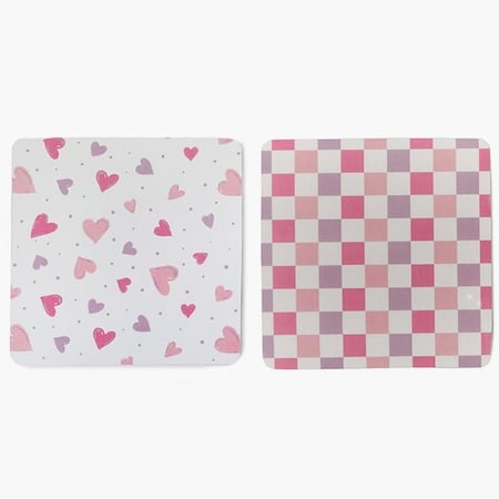 Nashville Wraps Groovy Hearts Cookie Backer Cards, 4.375x4.375, 25PK GCBGH44
