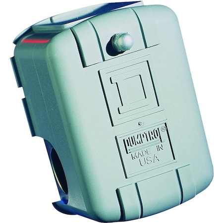 Square D Pumptrol Pressure Switch, 1-Phase, 115/230 V, 2-Pole, 220 psi Working, NEMA 1 Enclosure FSG2J21M1BP