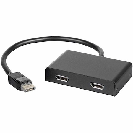 Monoprice 2-PORT DISPLAYPORT 1.2 TO DISPLAYPORT MULTI-STREAM TRANSPORT MST HUB 21972