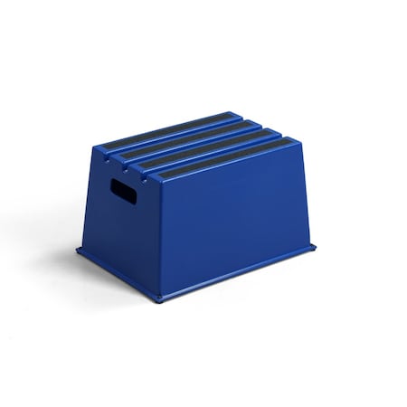 4Dock Polyethylene Step Stool - 1 Step, 500 lbs Load Capacity, 14.6 in Overall Height, PE, Yellow ST001