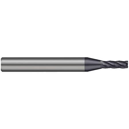 Harvey Tool Miniature End Mill-5 Flute-Corner Radius, 720170-C3, AlTiN, .070" Cutter Diameter 720170-C3