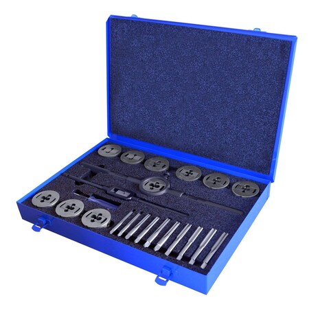 Greenfield Threading 23PC 512 NC-NF PLG TAP&QS DIE SET 423162