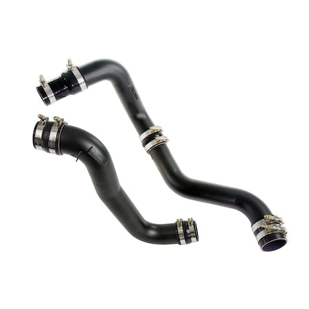 Hps Performance Stainless Steel Intercooler Charge Pipe Kit (Cold and Hot Side), Black, 17-150WB