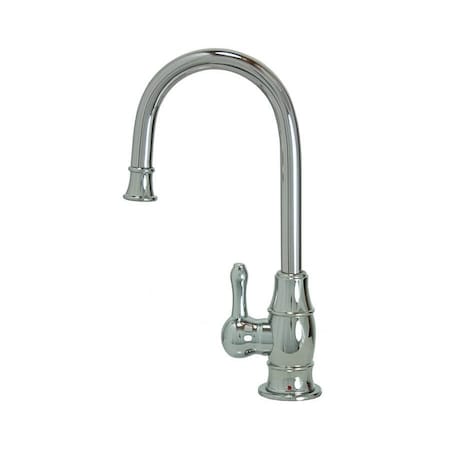 Mountain Plumbing Hot Water Faucet with Traditional Curved Body & Curved Handle MT1850-NL/CHBRZ