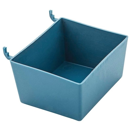 National Hardware Parts Tray, 3-1/2 in L, 3 in W, 2 in H, Plastic, Blue N112-068