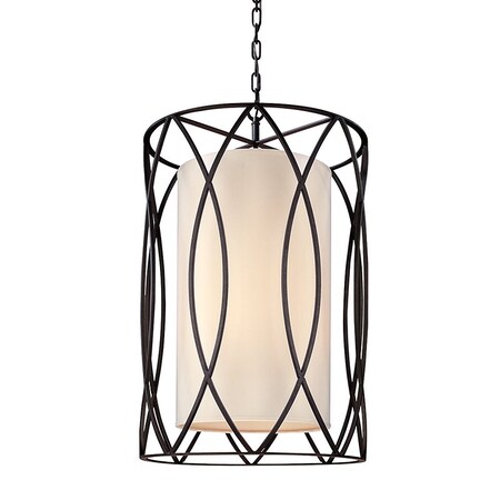 Troy Lighting Sausalito 4 Light Pendant 17.75 In. Silver Gold F1284-TRN