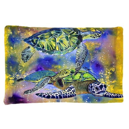Carolines Treasures 20.5 x 30 in. Turtle Moisture Wicking Fabric Standard Pillow Case 8405PILLOWCASE