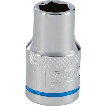 Channellock 1/2'' Drive 11 mm 6-Point Shallow Metric Socket 302796
