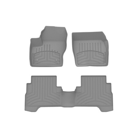 Weathertech Grey, Front and Rear FloorLiner HP 46459-1-2IM
