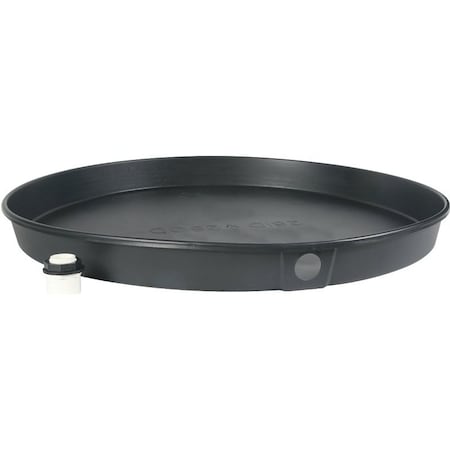 Camco Usa Recyclable Drain Pan, Plastic, For: Electric Water Heaters, 30 in ID x 2-1/2 in D 11420