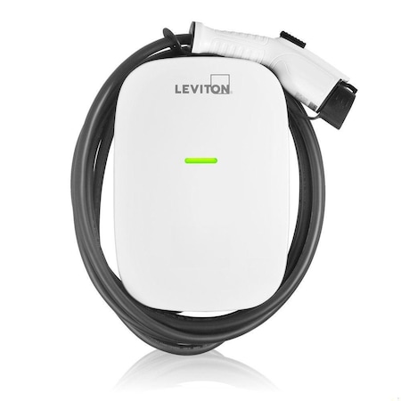 Leviton EV Charger, 48 Amp, 208/240 VAC, 18' Cable EV480