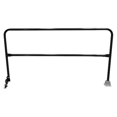 Vestil Steel Dock Safety Swing Gate 7 Ft. Length Black SSG-7-BK